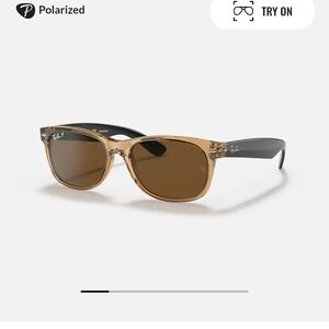 Ray-Ban Brown and Black Sunglasses Classic Aviator Style